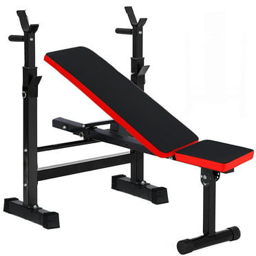 Adjustable & Foldable Incline/Decline Utility Exercise Weight Bench AB Bench Workout Trainer Fitness Equipment for Home Gym Fnova Sit Up Bench